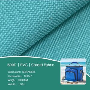 600d polyester oxford fabric with pvc coating