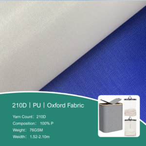 210d pu coated oxford fabric 210d pu coated oxford fabric