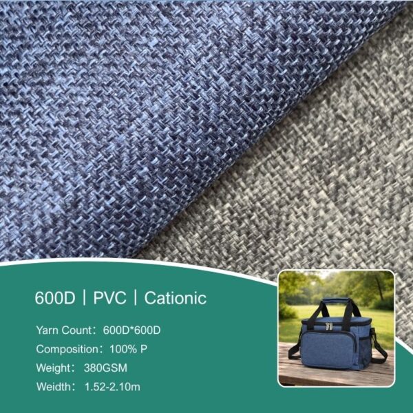 600d polyester oxford fabric with pvc coating