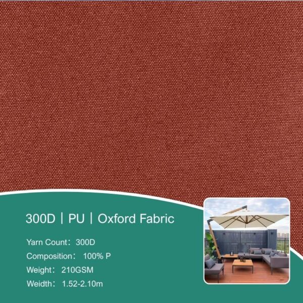 300d polyester oxford fabric with pu coating