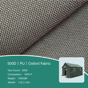 500d polyester oxford fabric with pu coating 500d polyester oxford fabric with pu coating