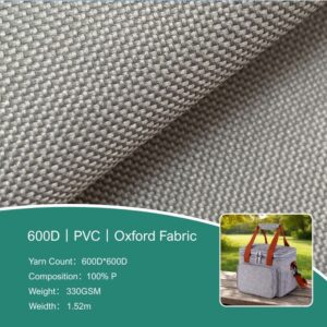 600d polyester oxford fabric with pvc coating