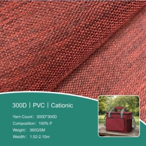 600d polyester oxford fabric with pvc coating